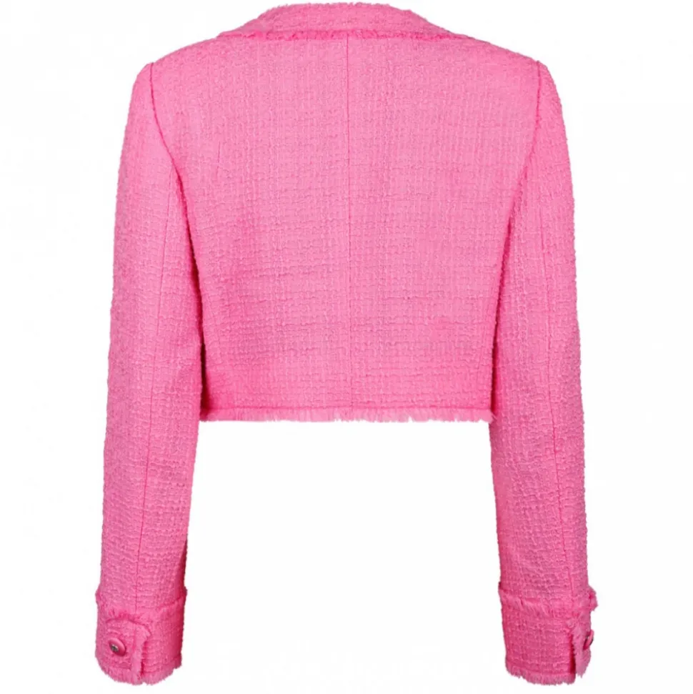 Dolce & Gabbana - Pink Short Raschel Tweed Jacket - Dolce & Gabbana Exclusive Luxury Collection - Avvenice