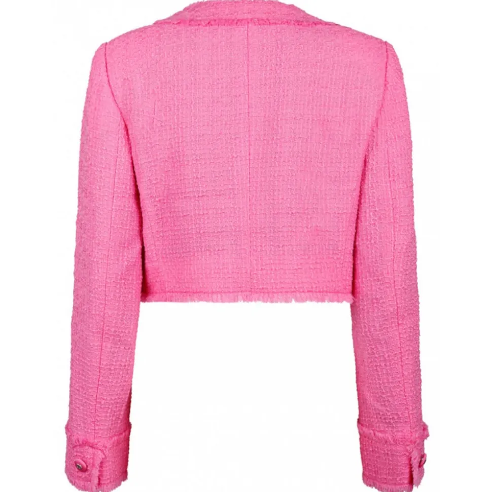 Dolce & Gabbana - Pink Short Raschel Tweed Jacket - Dolce & Gabbana Exclusive Luxury Collection - Avvenice