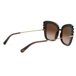 Dolce & Gabbana - Plisse Sunglasses - Brown - Dolce & Gabbana Eyewear - Avvenice