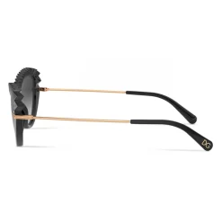 Dolce & Gabbana - Plisse Sunglasses - Black - Dolce & Gabbana Eyewear - Avvenice