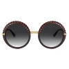 Dolce & Gabbana - Plisse Sunglasses - Burgundy - Dolce & Gabbana Eyewear - Avvenice