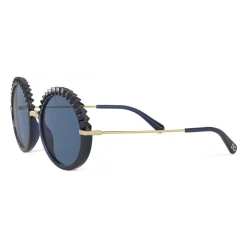 Dolce & Gabbana - Plisse Sunglasses - Blue - Dolce & Gabbana Eyewear - Avvenice