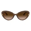 Dolce & Gabbana - Plisse Sunglasses - Brown - Dolce & Gabbana Eyewear - Avvenice