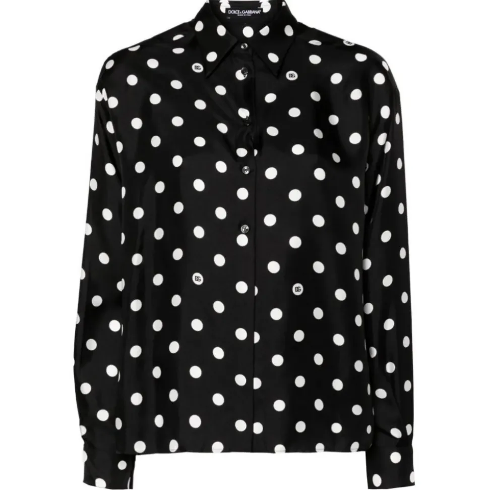 Dolce & Gabbana - Polka-Dot Shirt - Dolce & Gabbana Exclusive Luxury Collection - Avvenice