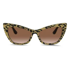 Dolce & Gabbana - Print Family Sunglasses - Leo Print and Gold - Dolce & Gabbana Eyewear - Avvenice