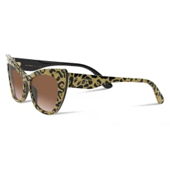Dolce & Gabbana - Print Family Sunglasses - Leo Print and Gold - Dolce & Gabbana Eyewear - Avvenice