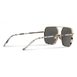 Dolce & Gabbana - Rectangular Sunglasses with Metal Bridge - Havana Gold - Dolce & Gabbana Eyewear - Avvenice