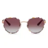 Dolce & Gabbana - Round Sunglasses Print Family - Flower Mix - Dolce & Gabbana Eyewear - Avvenice