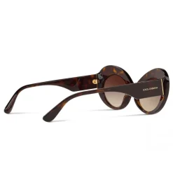 Dolce & Gabbana - Round Sunglasses Print Family - Havana - Dolce & Gabbana Eyewear - Avvenice
