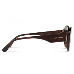 Dolce & Gabbana - Round Sunglasses Print Family - Havana - Dolce & Gabbana Eyewear - Avvenice