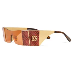 Dolce & Gabbana - Sicilian Jungle Sunglasses - Orange - Dolce & Gabbana Eyewear - Avvenice