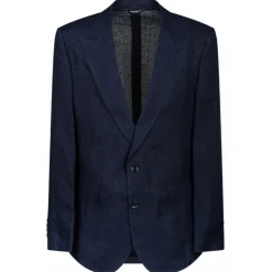 Dolce & Gabbana - Single-Breasted Linen-Blend Jacket - Dolce & Gabbana Exclusive Luxury Collection - Avvenice