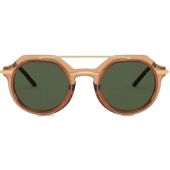 Dolce & Gabbana - Slim Sunglasses - Transparent Amber - Dolce & Gabbana Eyewear - Avvenice