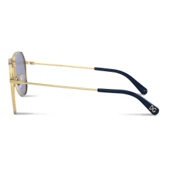 Dolce & Gabbana - Slim Sunglasses - Gold Blue - Dolce & Gabbana Eyewear - Avvenice