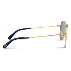 Dolce & Gabbana - Slim Sunglasses - Gold Blue - Dolce & Gabbana Eyewear - Avvenice