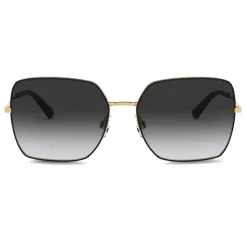 Dolce & Gabbana - Slim Sunglasses - Gold Black - Dolce & Gabbana Eyewear - Avvenice
