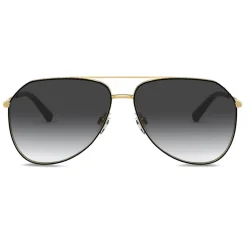 Dolce & Gabbana - Slim Sunglasses - Gold Black - Dolce & Gabbana Eyewear - Avvenice