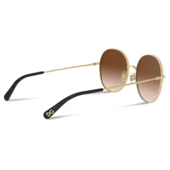 Dolce & Gabbana - Slim Sunglasses - Gold Brown - Dolce & Gabbana Eyewear - Avvenice