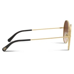 Dolce & Gabbana - Slim Sunglasses - Gold Brown - Dolce & Gabbana Eyewear - Avvenice