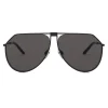 Dolce & Gabbana - Slim Sunglasses - Matt Black - Dolce & Gabbana Eyewear - Avvenice