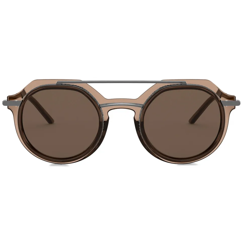 Dolce & Gabbana - Slim Sunglasses - Brown - Dolce & Gabbana Eyewear - Avvenice