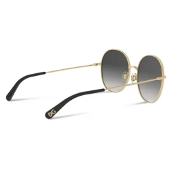 Dolce & Gabbana - Slim Sunglasses - Gold Black - Dolce & Gabbana Eyewear - Avvenice