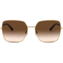 Dolce & Gabbana - Slim Sunglasses - Gold Brown - Dolce & Gabbana Eyewear - Avvenice