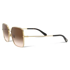 Dolce & Gabbana - Slim Sunglasses - Gold Brown - Dolce & Gabbana Eyewear - Avvenice