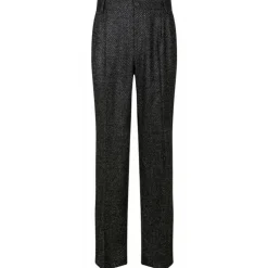 Dolce & Gabbana - Smoky Black Wool Trousers - Dolce & Gabbana Exclusive Luxury Collection - Avvenice