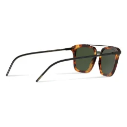 Dolce & Gabbana - Square Sunglasses with Double Bridge - Havana Cammello - Dolce & Gabbana Eyewear - Avvenice