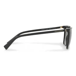 Dolce & Gabbana - Square Sunglasses in Acetate - Glossy Black - Dolce & Gabbana Eyewear - Avvenice