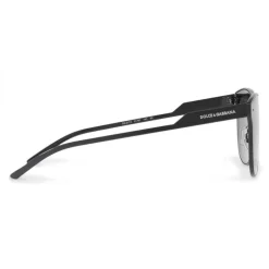 Dolce & Gabbana - Square Sunglasses in Metal - Shiny Black - Dolce & Gabbana Eyewear - Avvenice