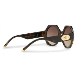 Dolce & Gabbana - Sunglasses in Nylon Fiber with Metal Plaque - Havana - Dolce & Gabbana Eyewear - Avvenice
