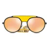 Dolce & Gabbana - Sunglasses in Metal with Fabric Band - Yellow - Dolce & Gabbana Eyewear - Avvenice