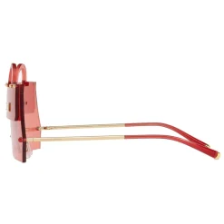 Dolce & Gabbana - Sunglasses in Metal Inspired by the "Sicily" Bag - Gold - Sunglasses - Dolce & Gabbana Eyewear - Avvenice