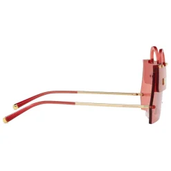 Dolce & Gabbana - Sunglasses in Metal Inspired by the "Sicily" Bag - Gold - Sunglasses - Dolce & Gabbana Eyewear - Avvenice