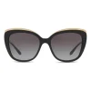 Dolce & Gabbana - Sunglasses Cat-Eye with Gros Grain Decoration - Black and Gold - Dolce & Gabbana Eyewear - Avvenice