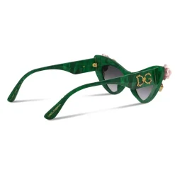 Dolce & Gabbana - Tropical Rose Sunglasses - Green - Dolce & Gabbana Eyewear - Avvenice