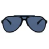 Dolce & Gabbana - Viale Piave 2.0 Sunglasses - Black Blue - Dolce & Gabbana Eyewear - Avvenice
