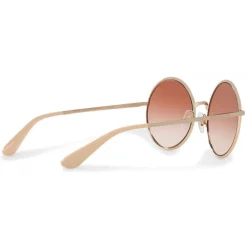 Dolce & Gabbana - Vintage Metal Sunglasses - Rose Gold - Dolce & Gabbana Eyewear - Avvenice
