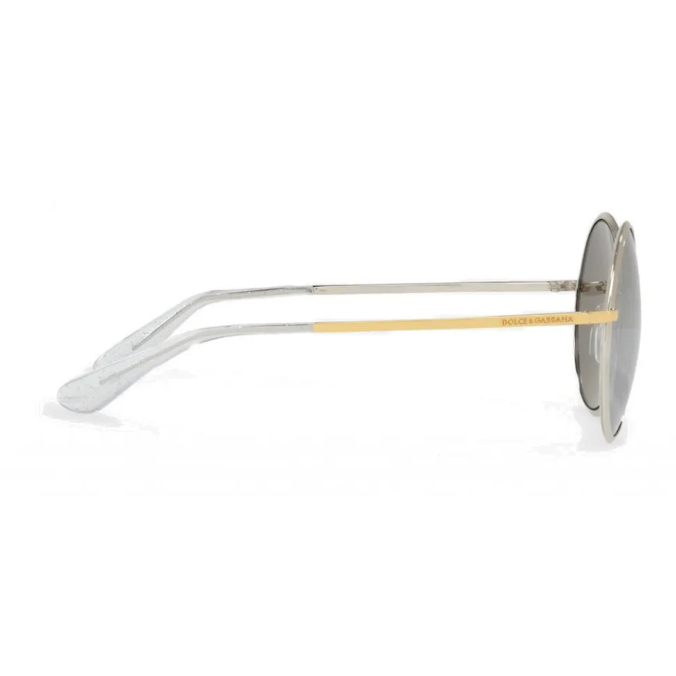 Dolce & Gabbana - Vintage Metal Sunglasses - Gold Silver - Dolce & Gabbana Eyewear - Avvenice