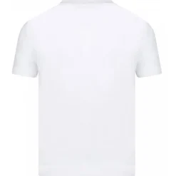 Dolce & Gabbana - White Jersey T-Shirt with Dolce & Gabbana Lettering - Dolce & Gabbana Exclusive Luxury Collection - Avvenice