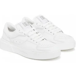 Dolce & Gabbana - White Low Top Sneakers - Dolce & Gabbana Exclusive Luxury Collection - Avvenice