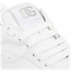 Dolce & Gabbana - White Low Top Sneakers - Dolce & Gabbana Exclusive Luxury Collection - Avvenice