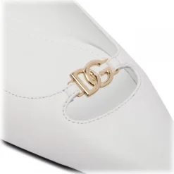 Dolce & Gabbana - White Slingback Shoes - Dolce & Gabbana Exclusive Luxury Collection - Avvenice