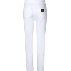 Dolce & Gabbana - White Audrey Jeans - Dolce & Gabbana Exclusive Luxury Collection - Avvenice