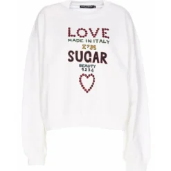 Dolce & Gabbana - White Sweatshirt - Dolce & Gabbana Exclusive Luxury Collection - Avvenice