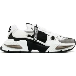 Dolce & Gabbana - White, Grey and Black Airmaster Sneakers - Dolce & Gabbana Exclusive Luxury Collection - Avvenice