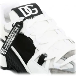 Dolce & Gabbana - White, Grey and Black Airmaster Sneakers - Dolce & Gabbana Exclusive Luxury Collection - Avvenice