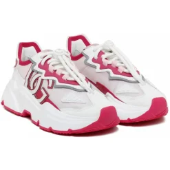Dolce & Gabbana - White and Pink Daymaster Sneakers - Dolce & Gabbana Exclusive Luxury Collection - Avvenice